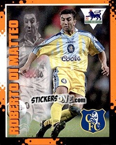 Cromo Roberto Di Matteo - English Premier League 1997-1998. Kick off - Merlin