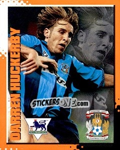 Sticker Darren Huckerby - English Premier League 1997-1998. Kick off - Merlin