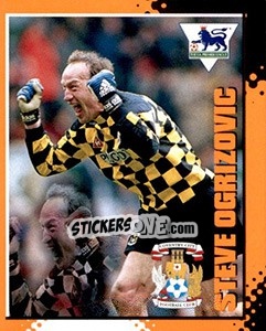 Sticker Steve Ogrizovic - English Premier League 1997-1998. Kick off n. 60 - Merlin