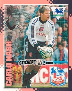 Sticker Carlo Nash - English Premier League 1997-1998. Kick off n. 63 - Merlin