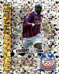 Sticker Bruce Dyer - English Premier League 1997-1998. Kick off - Merlin