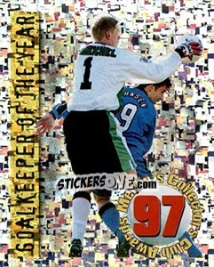 Sticker Schmeichel - English Premier League 1997-1998. Kick off n. 84 - Merlin