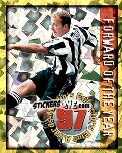 Sticker Alan Shearer - English Premier League 1997-1998. Kick off n. 87 - Merlin