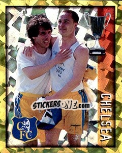 Sticker Gianfranco Zola / Dennis wise - English Premier League 1997-1998. Kick off - Merlin