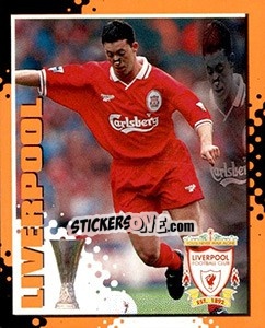 Cromo Robbie Fowler - English Premier League 1997-1998. Kick off - Merlin