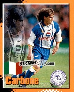 Sticker Benito Carbone - English Premier League 1997-1998. Kick off n. 98 - Merlin