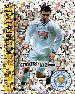 Cromo Mustafa Izzet - English Premier League 1997-1998. Kick off - Merlin