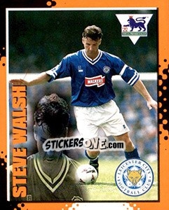 Sticker Steve Walsh - English Premier League 1997-1998. Kick off - Merlin