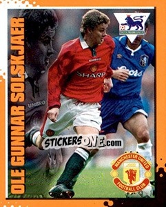 Sticker Ole Gunnar Solskjaer - English Premier League 1997-1998. Kick off - Merlin