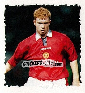 Sticker Paul Scholes - English Premier League 1997-1998. Kick off n. 128 - Merlin