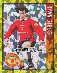 Sticker Ryan Giggs - English Premier League 1997-1998. Kick off - Merlin