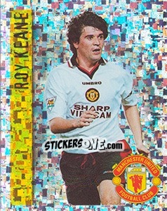 Sticker Roy Keane - English Premier League 1997-1998. Kick off - Merlin