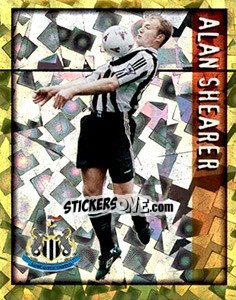 Sticker Alan Shearer - English Premier League 1997-1998. Kick off - Merlin