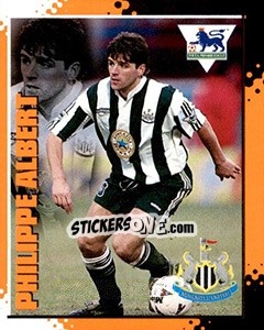 Sticker Philippe Albert - English Premier League 1997-1998. Kick off - Merlin