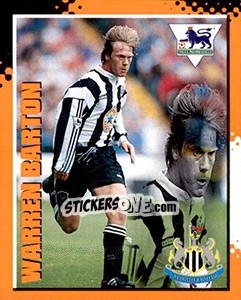 Sticker Warren Barton - English Premier League 1997-1998. Kick off n. 139 - Merlin
