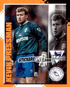 Sticker Kevi Pressman - English Premier League 1997-1998. Kick off - Merlin
