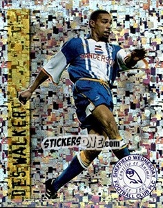Sticker Des Walker - English Premier League 1997-1998. Kick off - Merlin