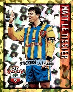 Cromo Matt Le Tissier - English Premier League 1997-1998. Kick off - Merlin