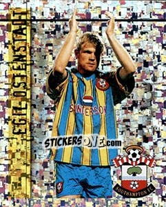 Sticker Egil Ostenstadt - English Premier League 1997-1998. Kick off - Merlin
