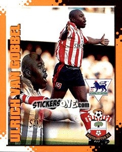 Cromo Ulrich Van Gobbel - English Premier League 1997-1998. Kick off - Merlin