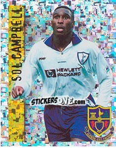 Sticker Sol Campbell - English Premier League 1997-1998. Kick off n. 159 - Merlin