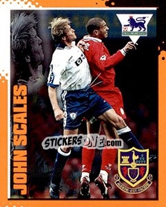 Sticker John Scales - English Premier League 1997-1998. Kick off - Merlin