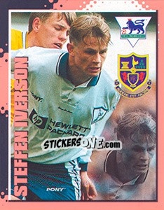 Cromo Steffen Iverson - English Premier League 1997-1998. Kick off - Merlin