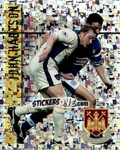Sticker John Hartson - English Premier League 1997-1998. Kick off - Merlin