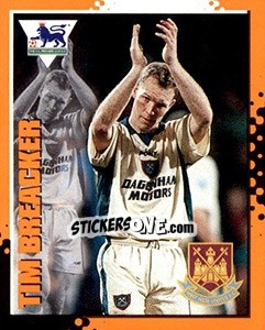 Sticker Tim Breacker - English Premier League 1997-1998. Kick off - Merlin