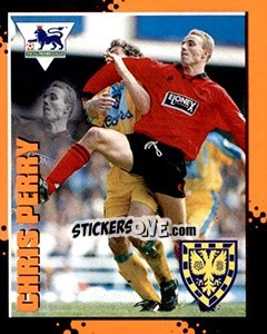 Sticker Chris Perry - English Premier League 1997-1998. Kick off - Merlin