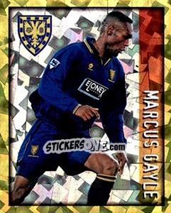 Cromo Marcus Gayle - English Premier League 1997-1998. Kick off - Merlin