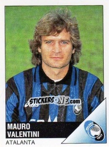 Sticker Mauro valentini - Calciatori 1995-1996 n. 6 - Panini