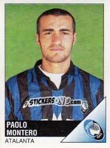 Sticker Paolo Montero - Calciatori 1995-1996 n. 7 - Panini