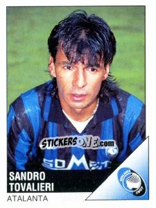 Sticker Sandro Cavalieri - Calciatori 1995-1996 n. 17 - Panini