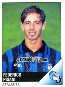 Sticker Federico Pisani - Calciatori 1995-1996 - Panini