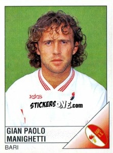 Sticker Gian Paolo Manighetti - Calciatori 1995-1996 - Panini