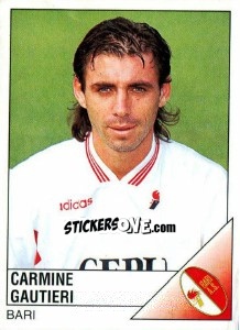 Sticker Carmine Gautieri - Calciatori 1995-1996 n. 31 - Panini