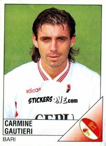 Figurina Carmine Gautieri - Calciatori 1995-1996 - Panini