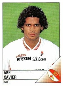 Sticker Abel Xavier - Calciatori 1995-1996 n. 34 - Panini