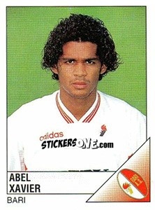 Cromo Abel Xavier - Calciatori 1995-1996 - Panini