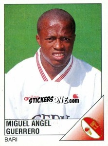 Sticker Miguel Angel Guerrero - Calciatori 1995-1996 - Panini
