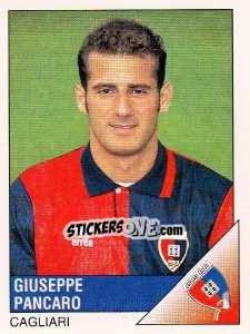 Sticker Giuseppe Pancaro - Calciatori 1995-1996 n. 43 - Panini