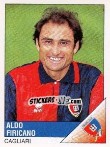 Sticker Aldo Firicamo - Calciatori 1995-1996 - Panini