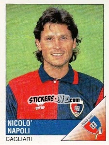 Sticker Nicolò Napoli - Calciatori 1995-1996 - Panini