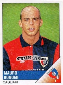 Figurina Mauro Bonomi - Calciatori 1995-1996 - Panini