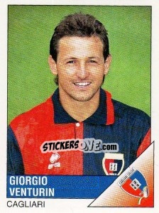 Sticker Giorgio Venturin - Calciatori 1995-1996 n. 50 - Panini