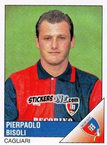 Sticker Pierpaolo Bisoli - Calciatori 1995-1996 - Panini