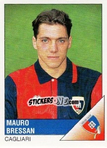 Sticker Mauro Bressan - Calciatori 1995-1996 - Panini