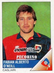 Sticker Fabian Alberto O'Neill - Calciatori 1995-1996 - Panini