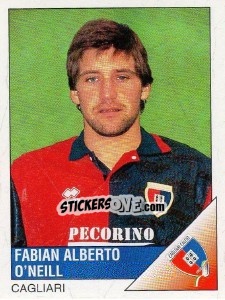 Sticker Fabian Alberto O'Neill - Calciatori 1995-1996 n. 53 - Panini